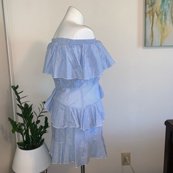 Off the Shoulder Ruffle Minidress - Picture 2 of 5